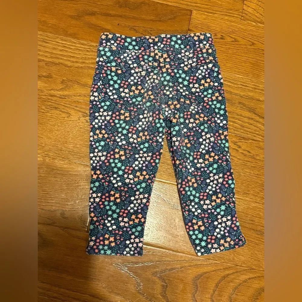 Jumping Beans size 6 girls pull on floral pants